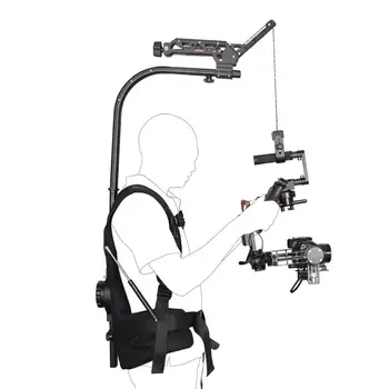 YELANGU B100 Easy Gimbal Rig Serene for Flow Cine Camera Shooting Max Load Bearing 18kg detail image