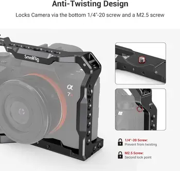 SMALLRIG Light Weight Camera Cage for Sony A7 III / A7R III / A9 Camera - 2918 detail image