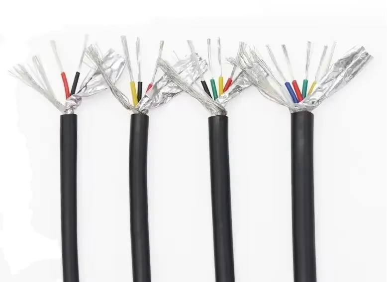IEC 52 RVV PVC Electric Wire 300V 60227 Stranded Copper 0.5mm 0.75mm Power Cable for Home Use 2 Core 3 Core Underground