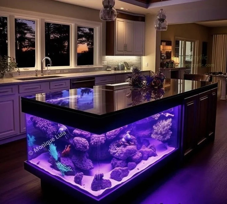 Clear Transparent Acrylic Aquarium Tank for Large Fish