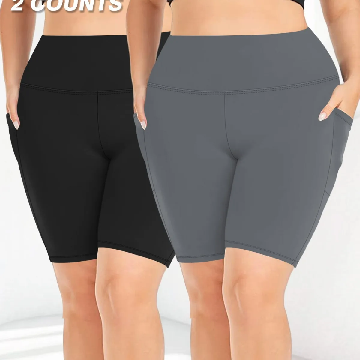 Pocket Plus Size Casual Yoga Pants Fitness Stretchy High Waist Breathable Quick Dry Spor preview