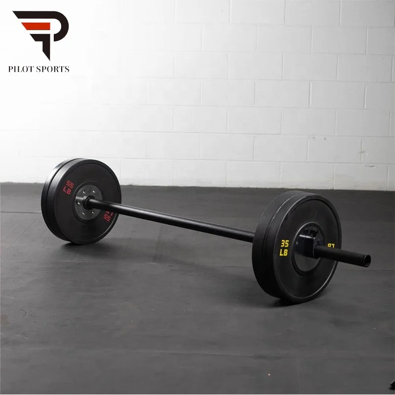 Fitness Axle Barbell 84 30 Thicker Grip Chrome Steel Fitness  Barbell bar