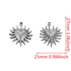 Corazón de melocotón pequeño color acero-g[3.61g]
