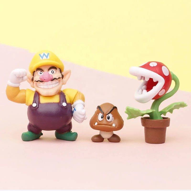 18 ピース/セットスーパーマリオブラザーズアクションフィギュア