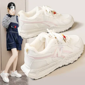 2026 Women's Winter Warmth Casual Shoes for Autumn Small Size Sports Sneakers Surface Breathable Walking Shoes