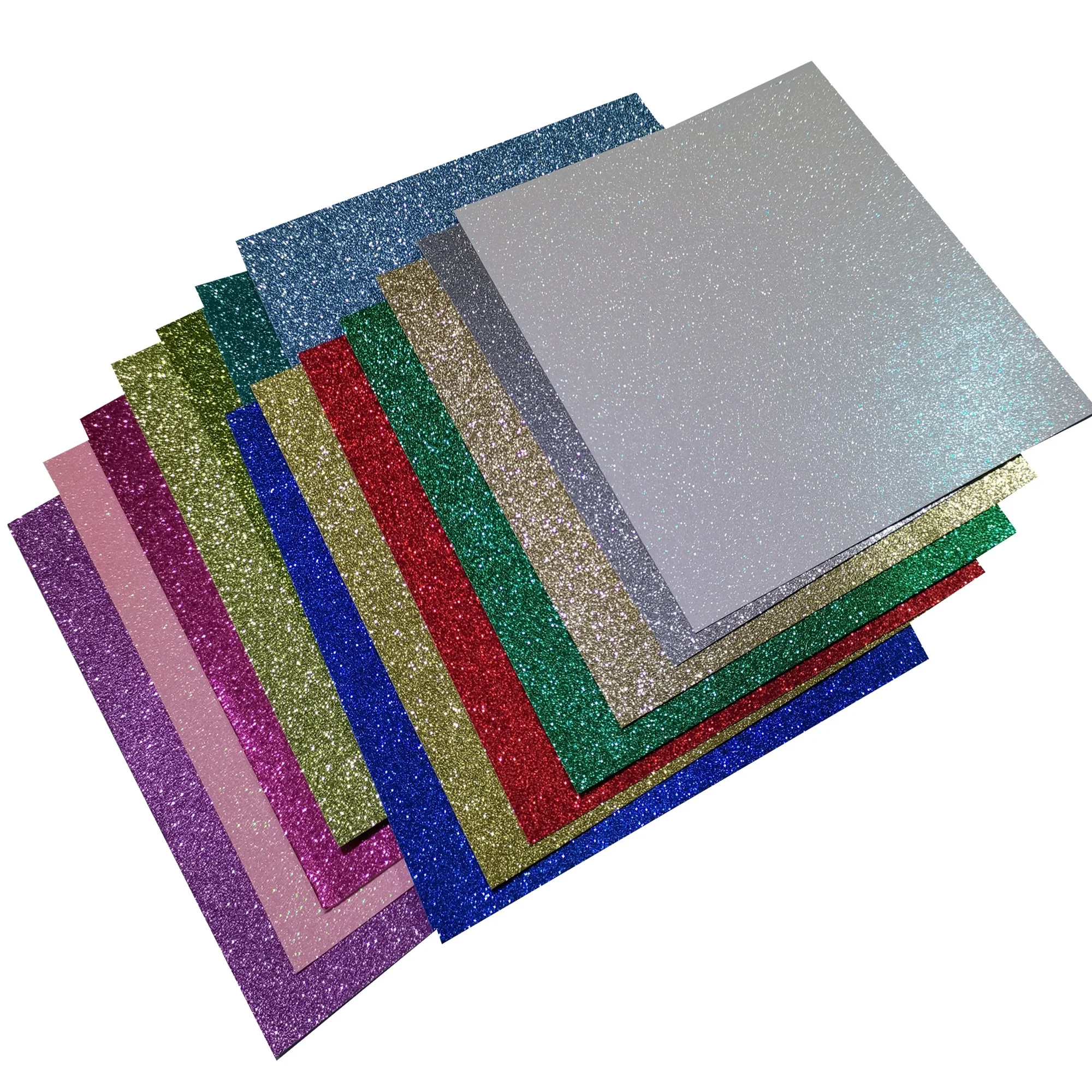 Heavyweight Colored Glitter Cardstock Paper 110lb 300gsm Craft Card