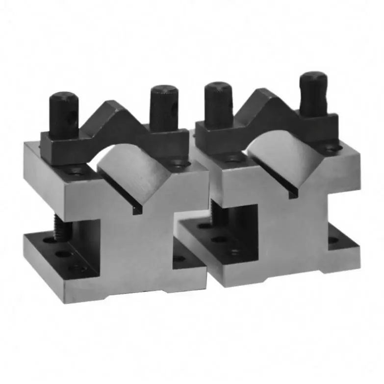 TEBAK Precision 105x105x78 35x35x30 60x60x50 V-shaped Iron V-shaped Steel Fixture Precision Parallel V Type Block Clamping Sets