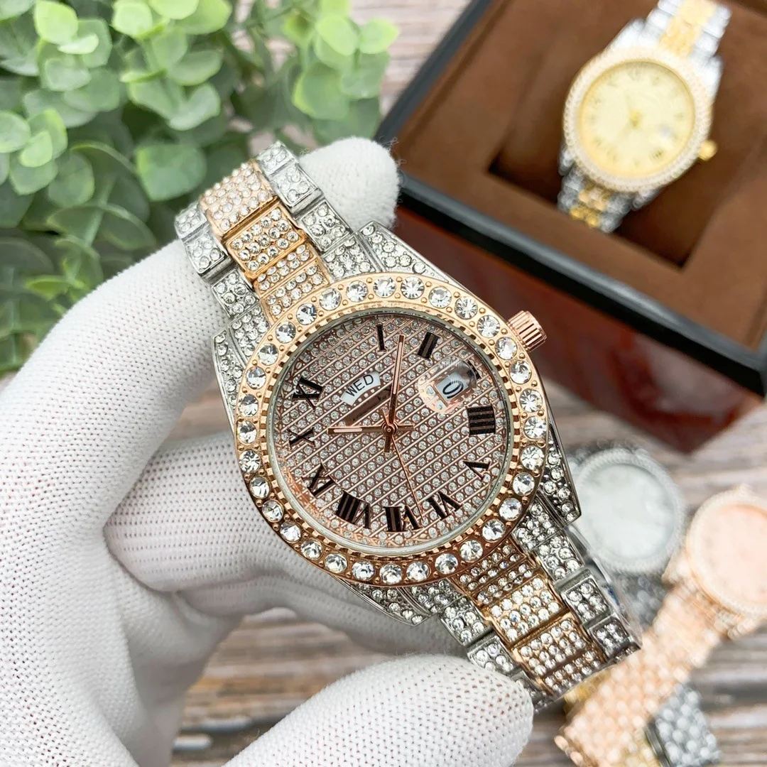 Hip Hop Style Luxury Iced Out Black Rhinestone Encrusted  display picture 1