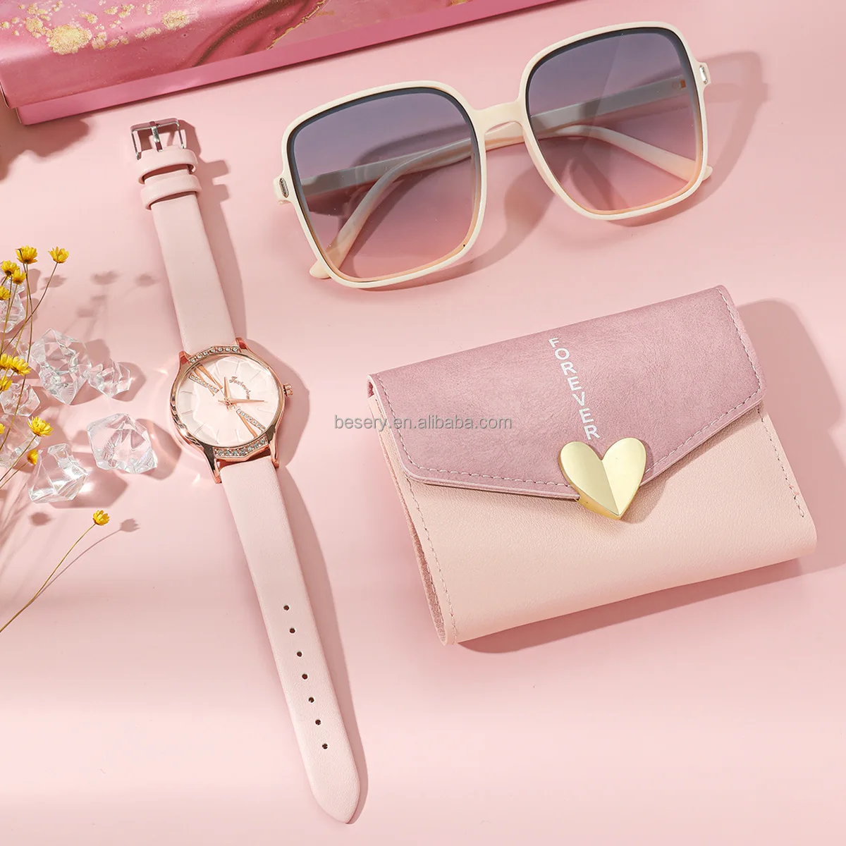 Women's Watch Gift Set For Birthday Gifts For Girl Sunglass Set