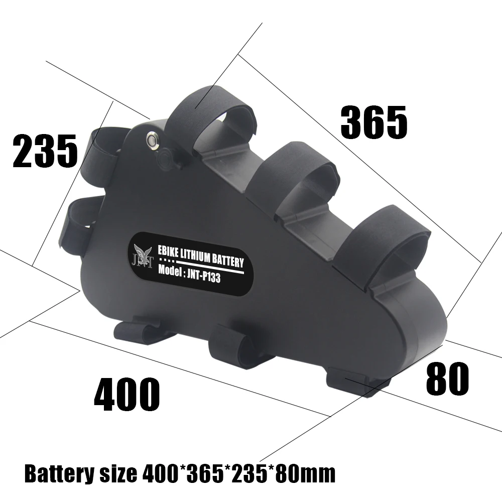 2020 крутой модный 36 в 48 в 52 в аккумулятор для электрического велосипеда треугольный жесткий корпус литиевые батареи