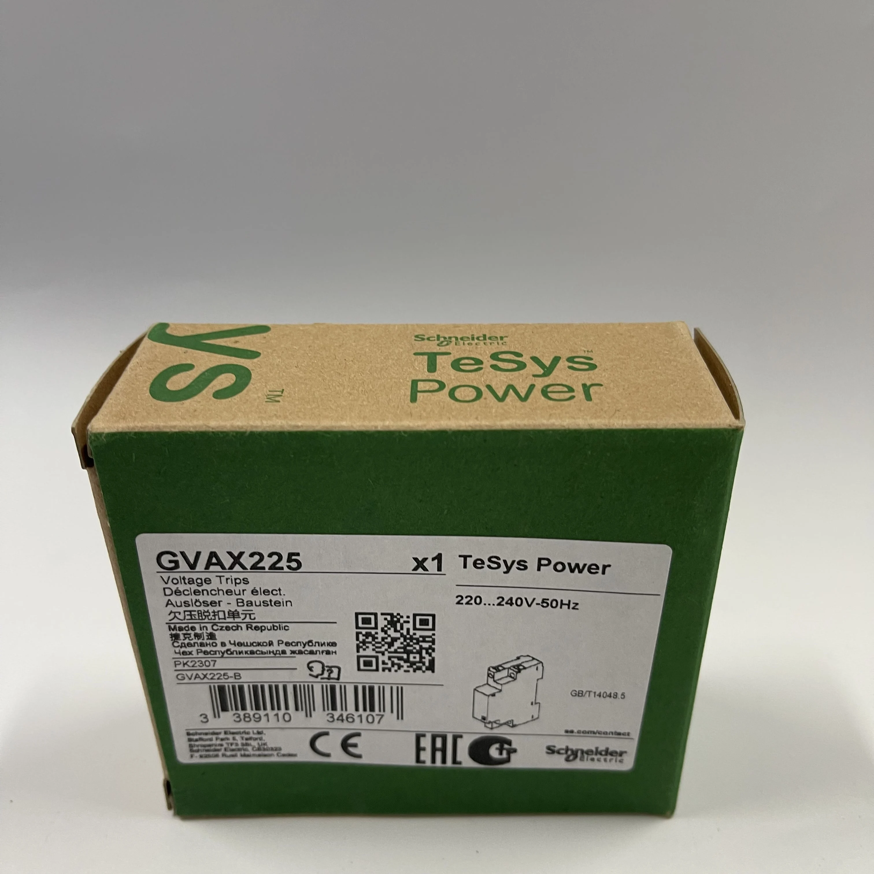 Schneider Voltage Trip Unit GVAX225