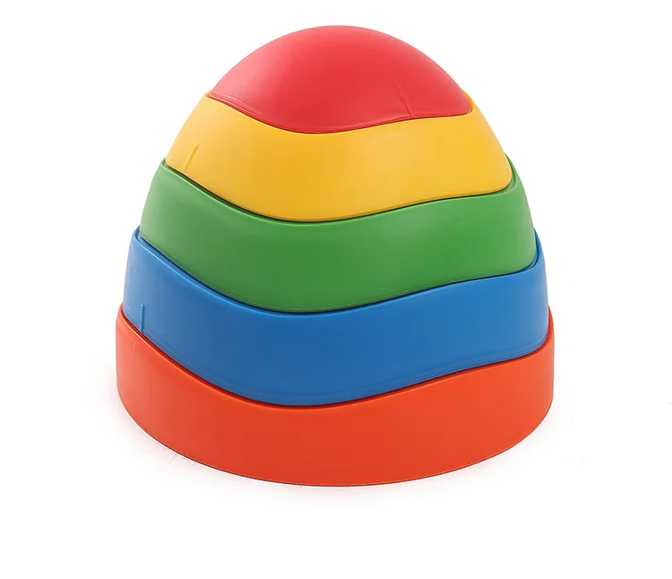 PE Material Eco-friendly No Smell Indoor Smooth Surface River Crossing Stone For Kids