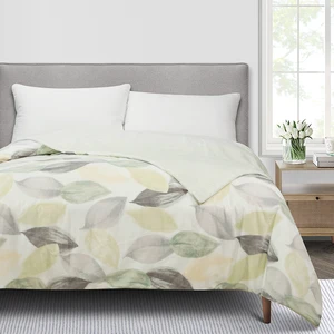 Plant Patterns Design Digital Print Microfiber Throw Blankets for Winter Cozy Velvet Blanket