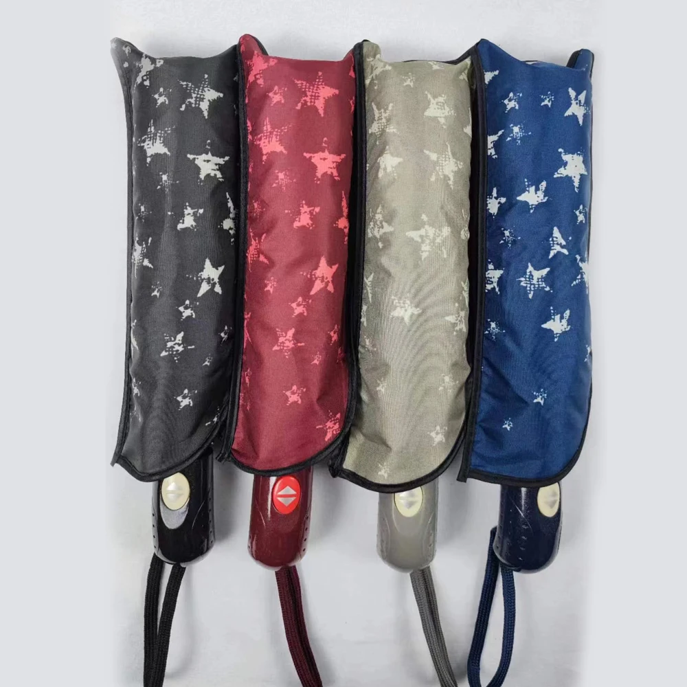 Hotsale Stock Umbrella Fully Automatic Open and Close Umbrella with Special Design