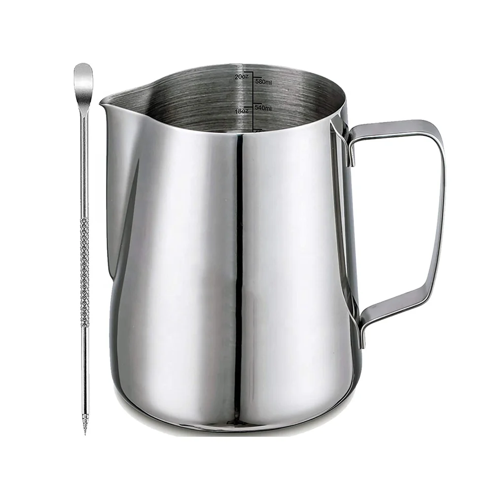 amazon hot selling stainless steel milk frothing pitcher coffee