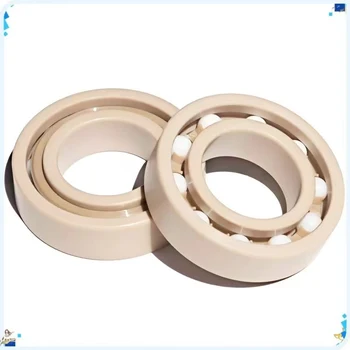 High Strength Lightweight 6803 Non-Metallic Ceramic Ball Peek Bearing Acid Alkali Resistant for Special Machinery Applications