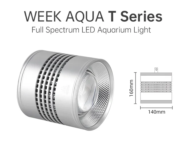 WEEK AQUA T90 PRO APP RGB-UV 90W Fish Tank Bracket Downlight 