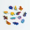 Pack mixte multi-articulations pour petits animaux, couleurs aléatoires, styles aléatoires