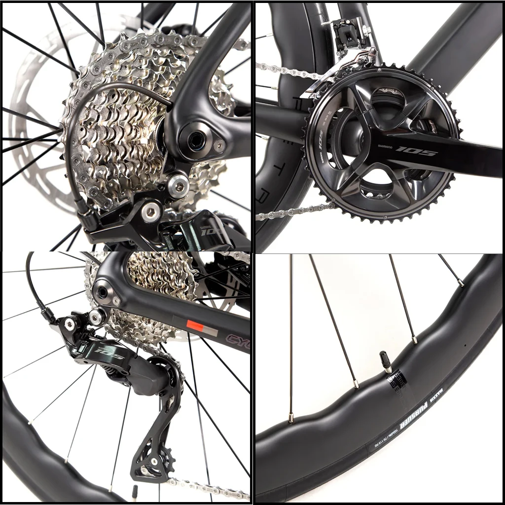 Twitterbike 700C カーボンロードバイク | 24段変速ディスクブレーキ