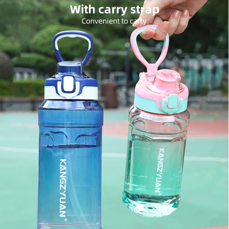 Outdoor Sport Tritan Wasserflasche Trinkflasche Plastik Mit Strohhalm 32oz 1l Water Bottle Plastic