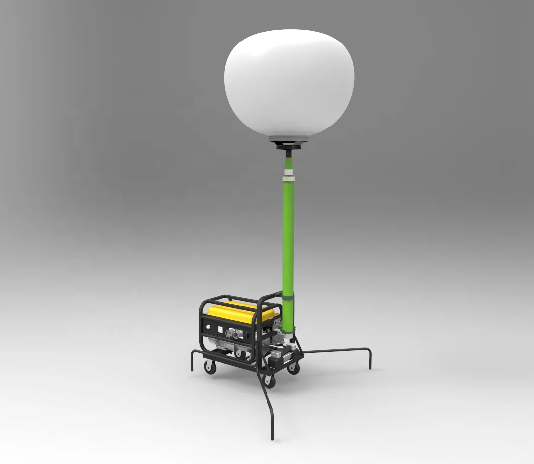 Ip65 Led Balloon Light Tower 300w 500w 1000w Mobile Portable Tower