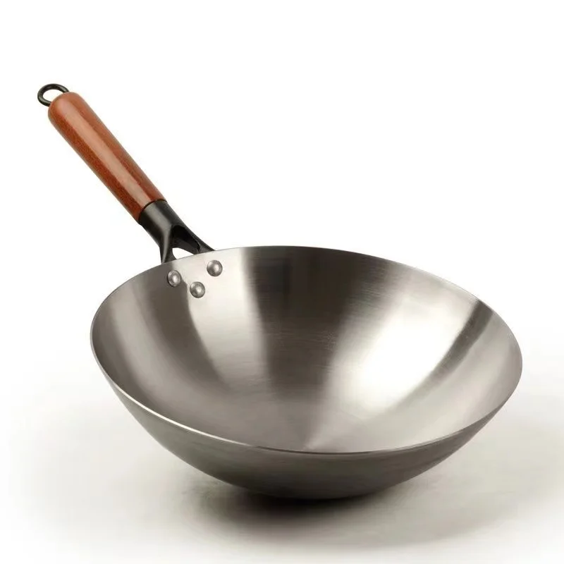 New Arrival Craft Wok Traditional Hand Hammered Carbon Steel Wok With