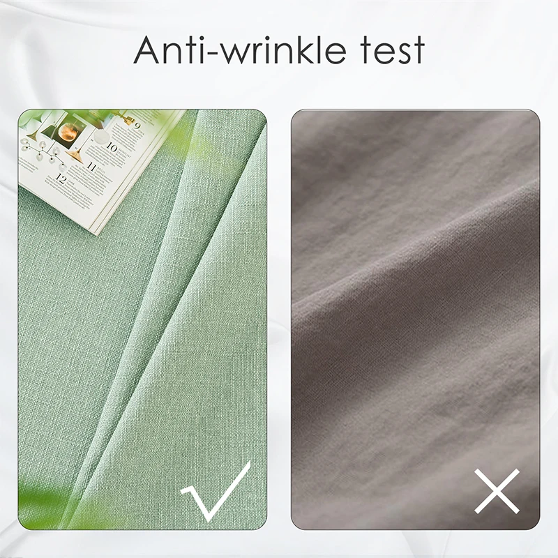 Factory Selling Solid Color Fabric Linen Plain Nordic Modern Rectangular Table Clothes for Weddings Decorations Tablecloths