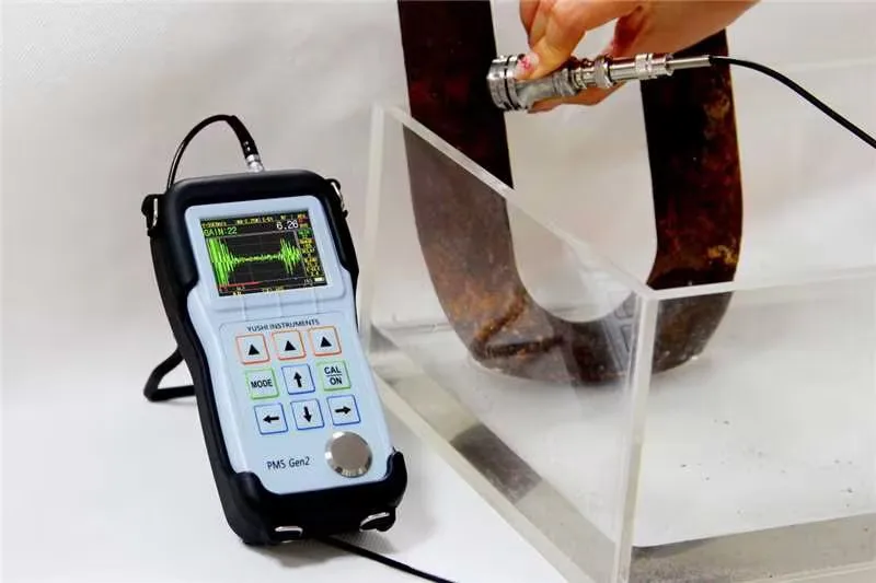 YUSHI PM5 Gen3 超音波厚さ計によるパイプライン検査