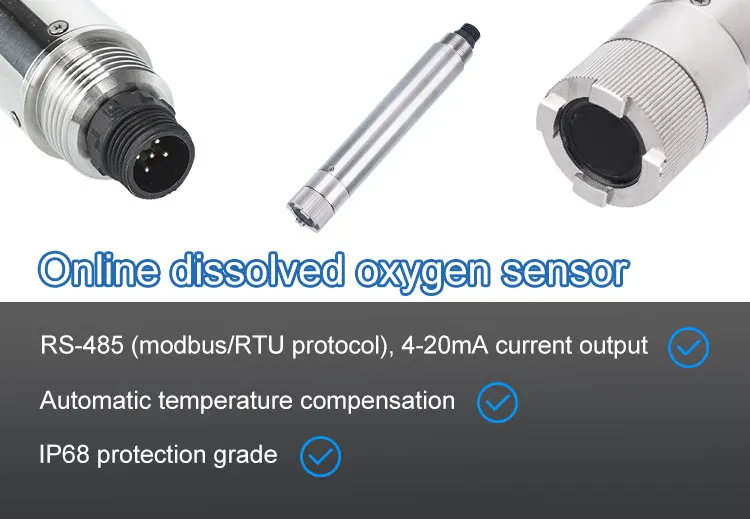Online Digital Dissolved Oxygen Sensor 420ma Do Meter For Sewage Water