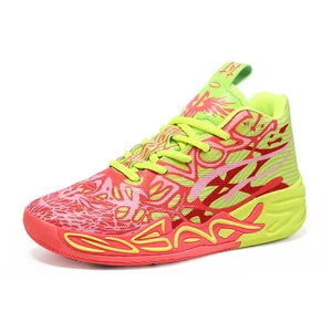2026 Men's High Quality High-Top Basketball & Running Shoes with Mesh Upper and Rubber Midsole All-Season Wear