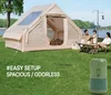 Double-door tent [with skylight model - electric inflation pump]