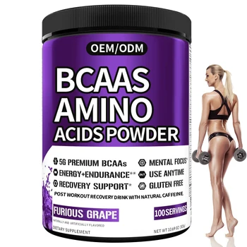 Best Selling Products OEM And ODM Private Label Sports Supplements Support For Muscle Recovery BCAA Mino Acids Powder