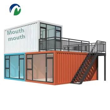 MCG Creative Red Modular Container for Outdoor Commercial Street Shop Internet Office Homestay Hotel or Container Houses