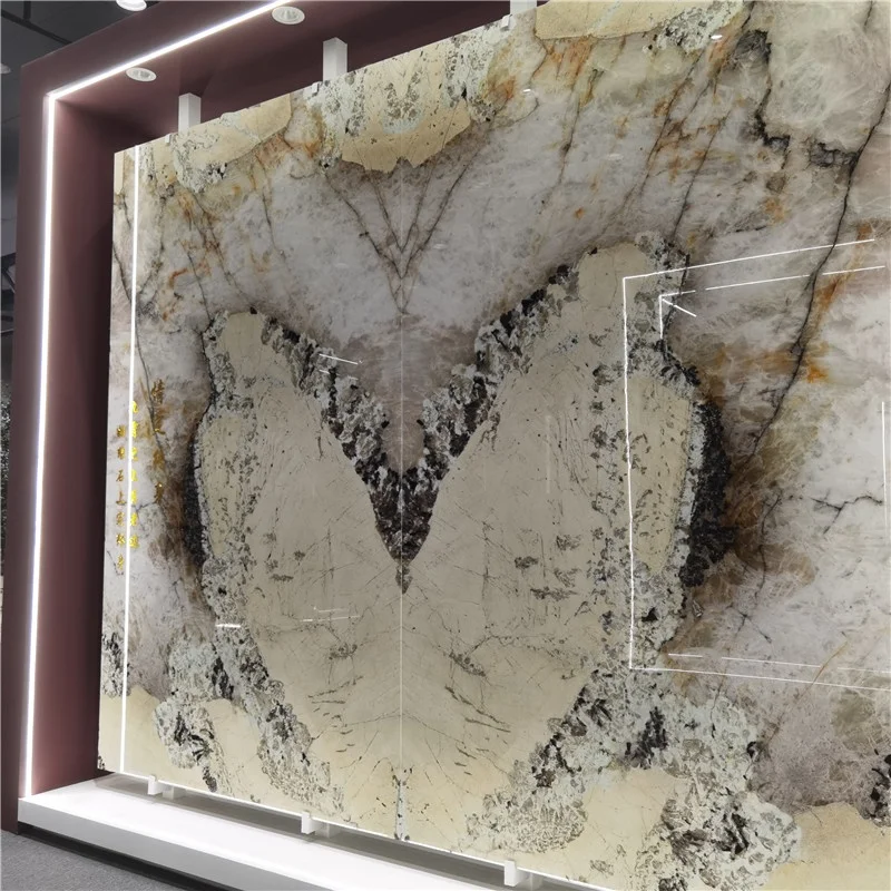 product alpinus super crystal quartzite slab price backlight exotic stone wall design-4