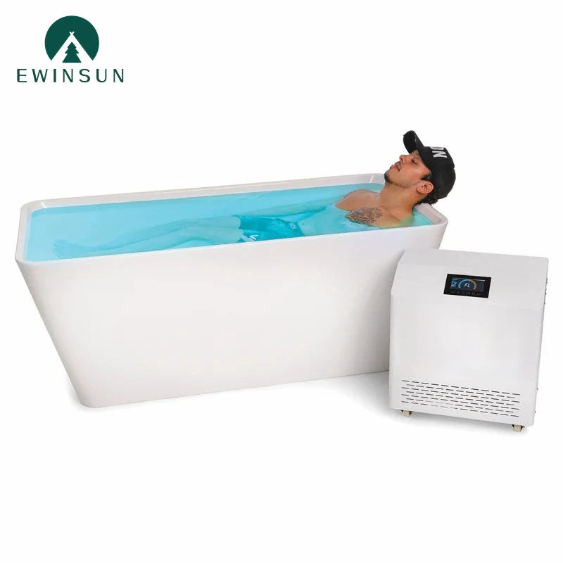 Ewinsun новая спа-массажная ванна акриловая Ледяная Ванна холодная вода Спортивная для восстановления с