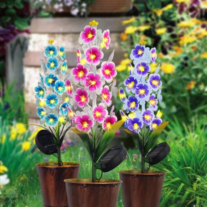 Solar Garden Lights, Solar Green Foxtail Lights, Ethiopia