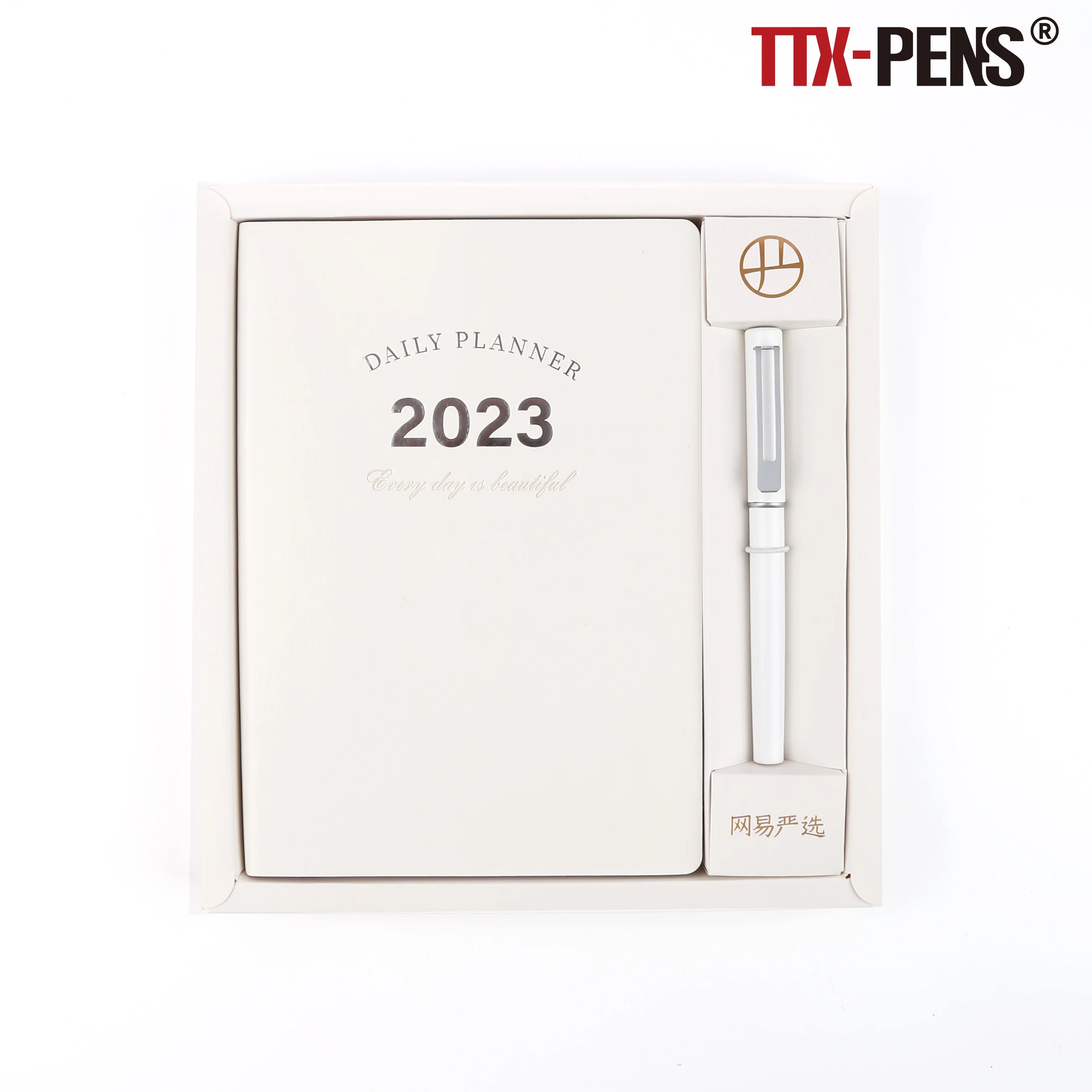 TTX кавайные модные товары для школы с логотипом на заказ рекламная акция Рождественская ручка ноутбука детская Подарочная коробка набор канцелярских принадлежностей