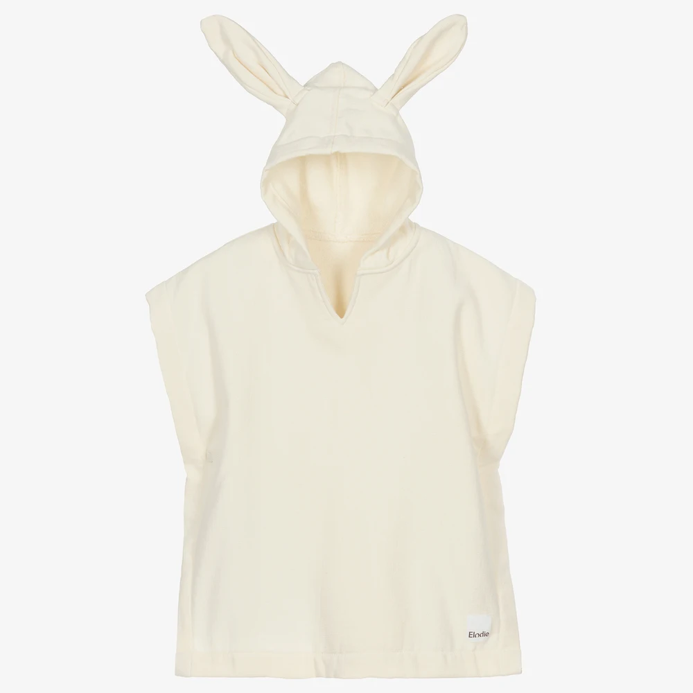 Bunny Design Kids Poncho Towel Organic Cotton Baby Bath Towel Light Weight Kids Hooded Towel details