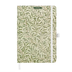 Classic PU Leather Hardcover Diary Paper Notebook with Elastic Strap Custom Print A5 Leather Cover Notebook