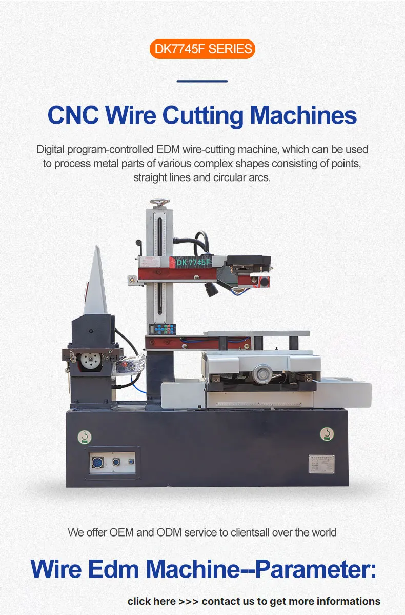 Metal Erosion Machine Mini Wire Edm Machine Wire Edm Machine Dk77