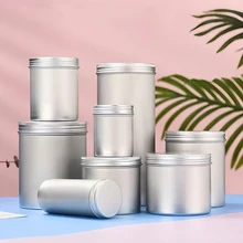 Bulk Various Sized Screw Lid Airtight Containers Aluminum Tin Can