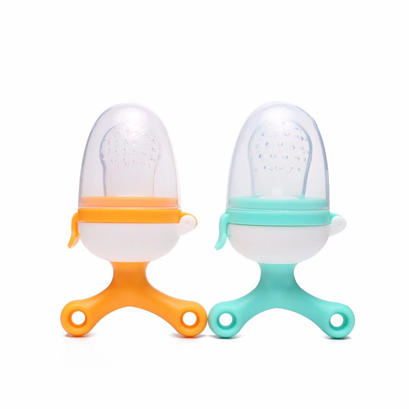 2020 New style Safety Baby Fresh Food Feeder vegetable Fruit Feeder Bpa Free Pacifier Infant colorful Silicone Teether