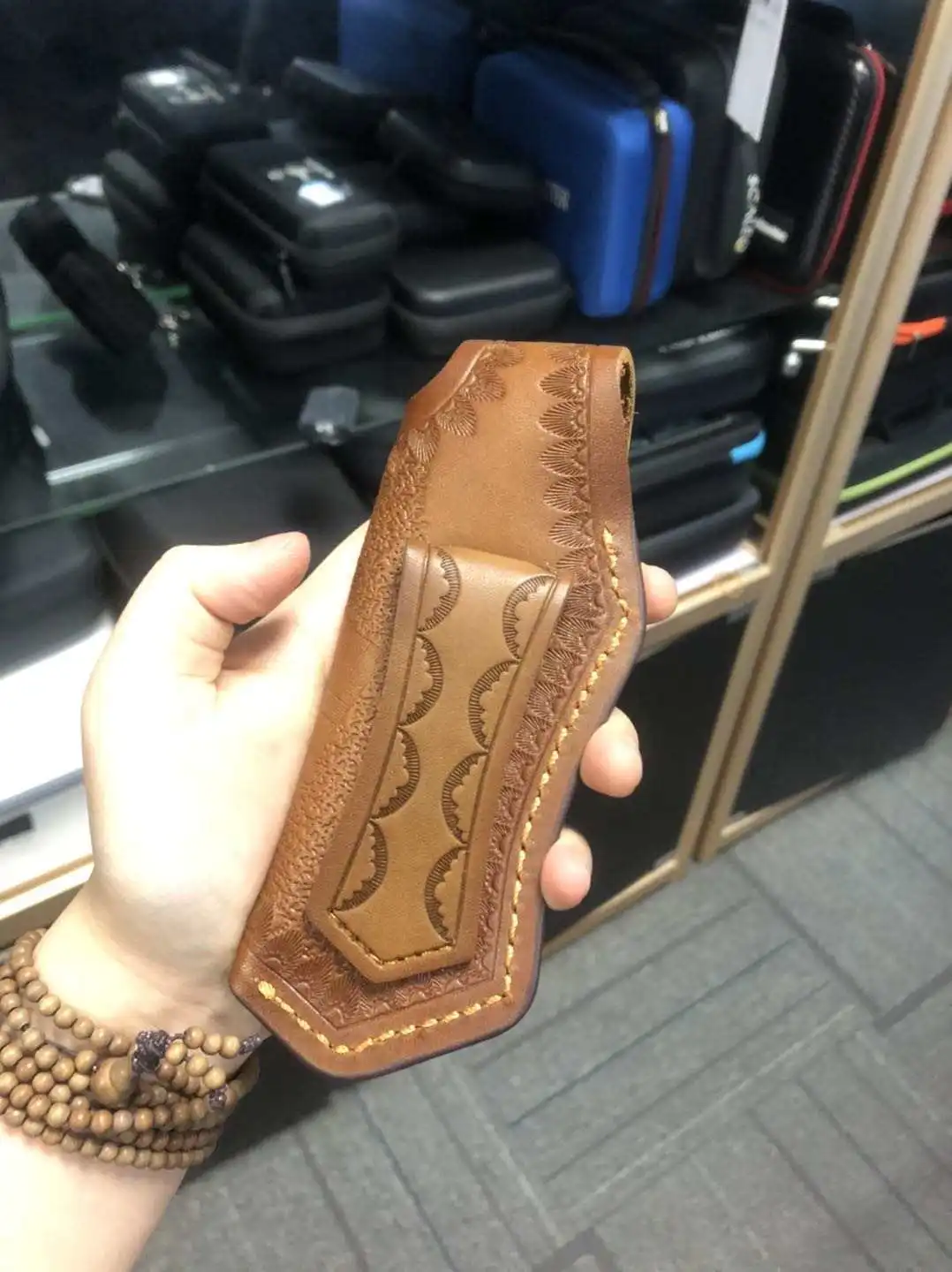 Factory Custom Multitool Leather Edc Chef Knife Sheath Pouch Case Buy