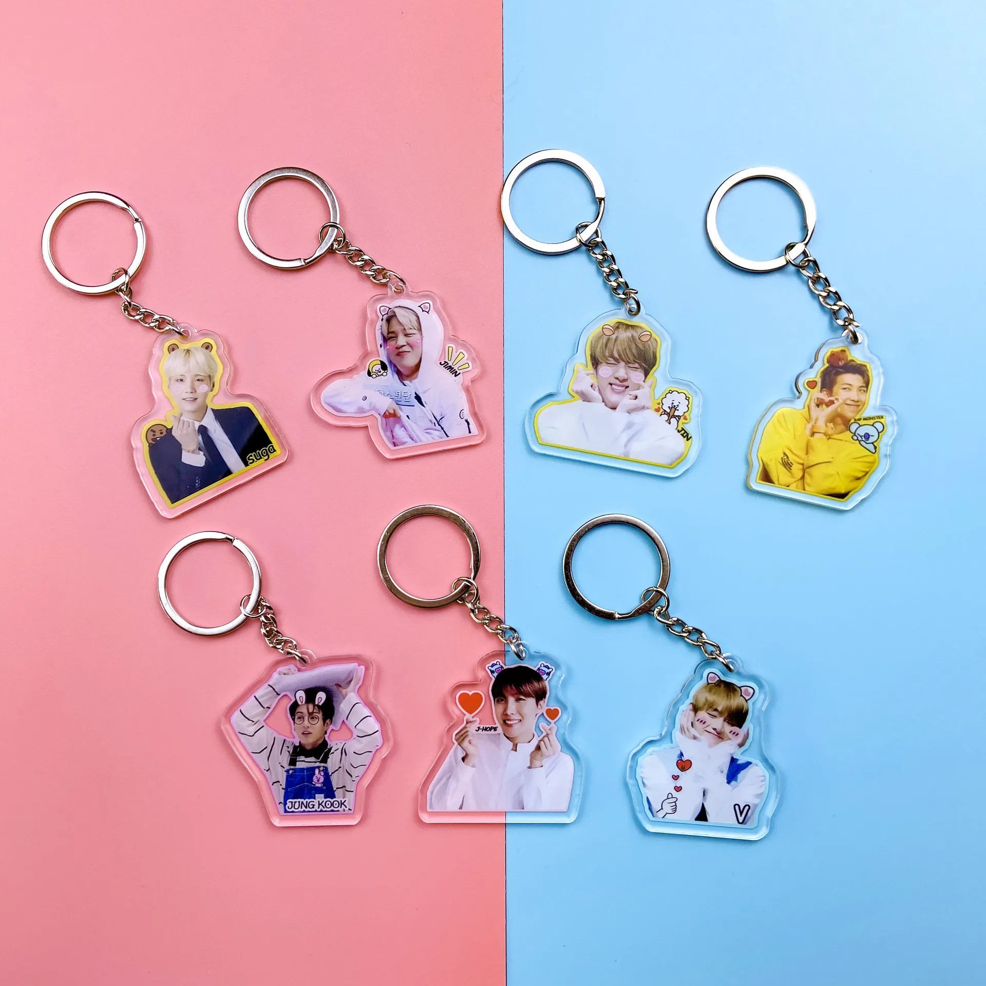 High Quality Oem Kpop Idols Fashion Transparent Custom Plastic Acrylic ...