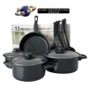 Set da 13 pezzi neri