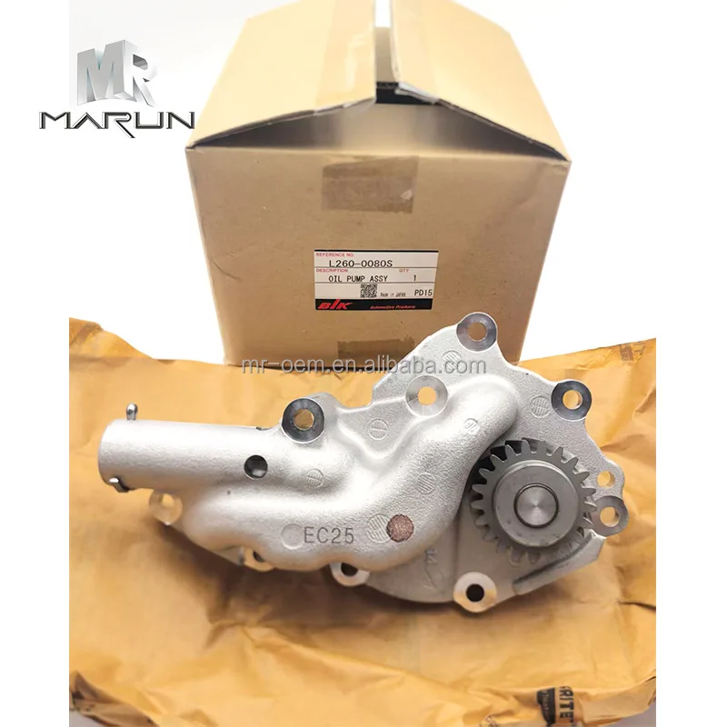 L260-0080S SK200-8 SK210-8 SK250-8 J05E  oil Pump for Excavator Engine Parts