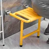 Silla plegable - amarilla - con patas