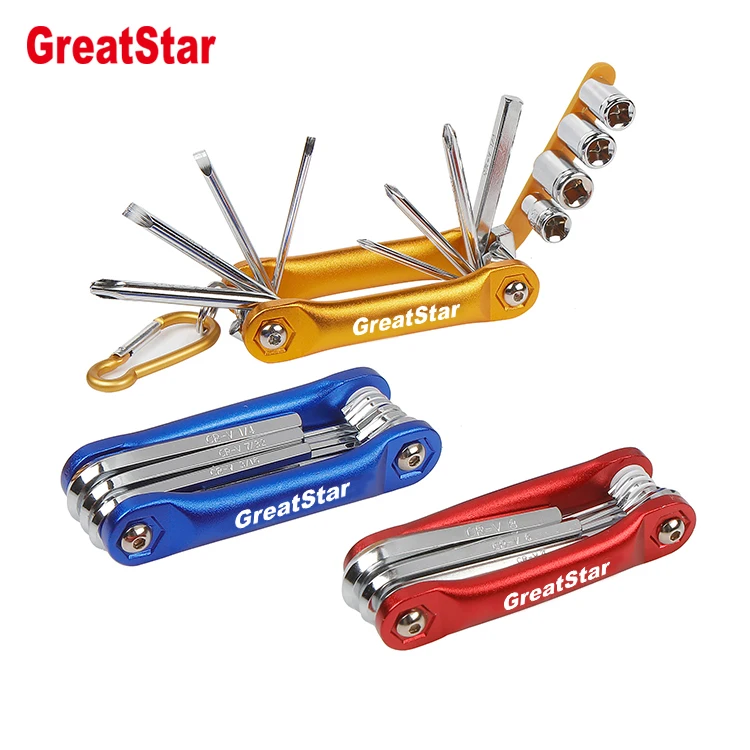 Folding Hex Key Wrench Set Aluminum Hex Wrench Portable Tool Set Buy