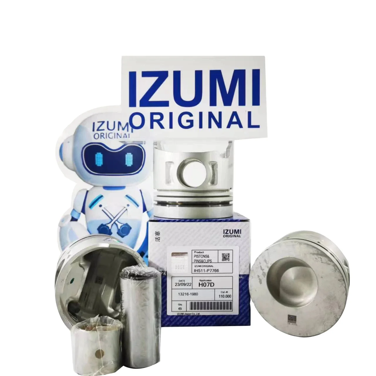その他 Lining Hec 7000 IZUMI H07D H07C EH700 Cylinder Liner for HINO ENGINE