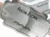 Adhesivo autoadhesivo de plata cepillada